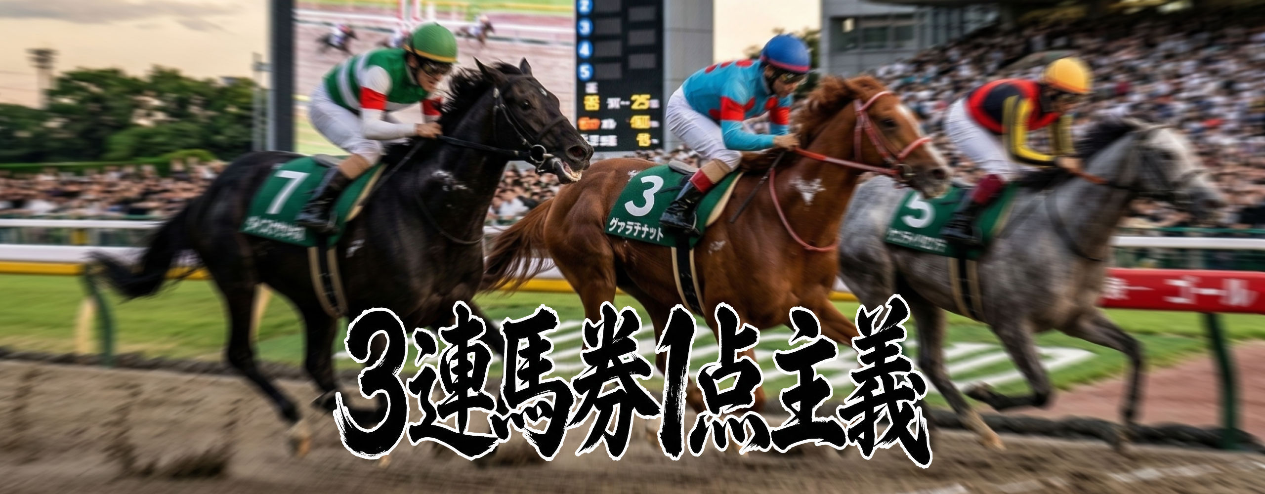 3連馬券1点主義